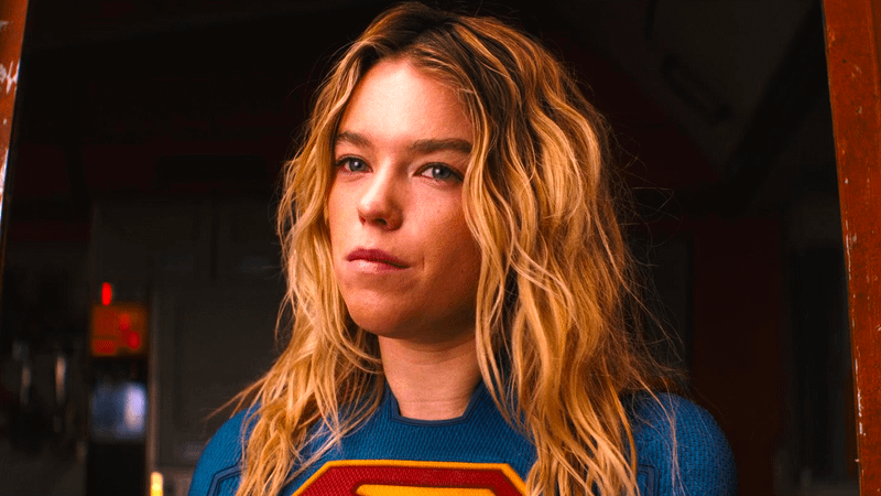 Milly Alcock as Supergirl.