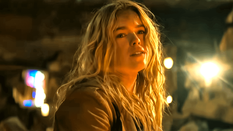 Milly Alcock as Supergirl in Supergirl.