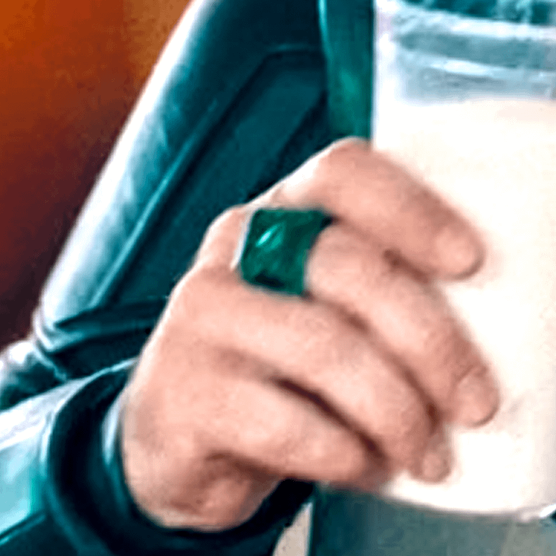 Green Lantern ring in Superman.