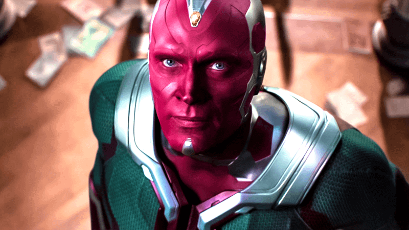Paul Bettany as Vision in WandaVision.