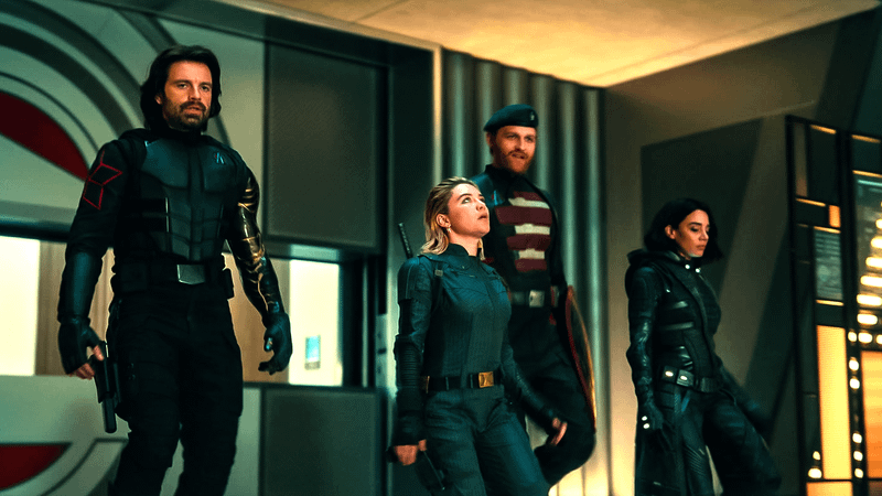 The New Avengers in The Watchtower.