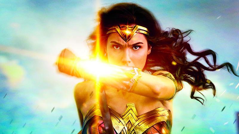 Gal Gadot as Wonder Woman.