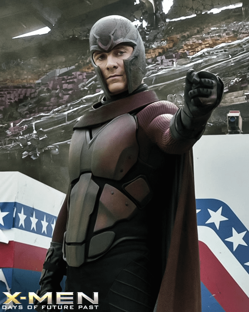 Michael Fassbender as Magneto in X-Men: Days of Future Past