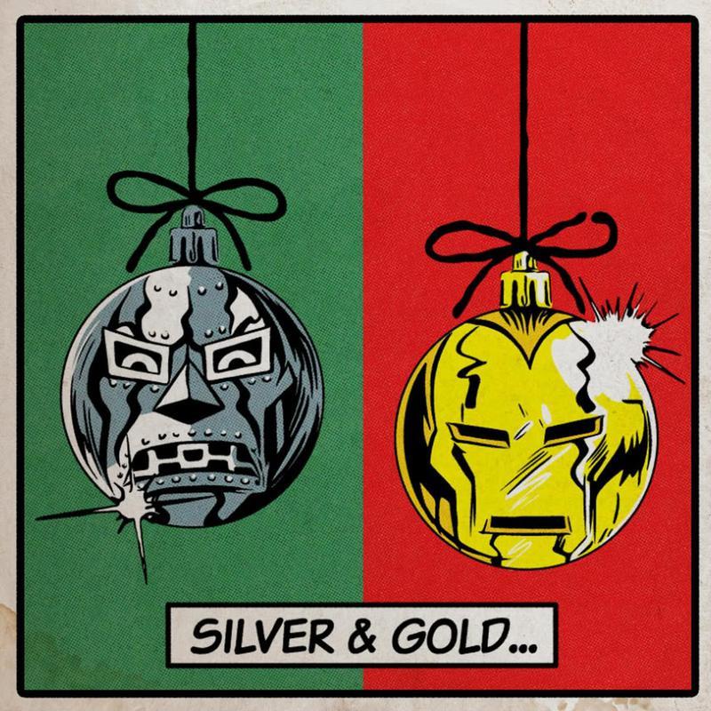 Doctor Doom and Iron Man artwork