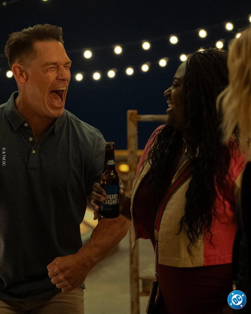 John Cena, Danielle Brooks, and Jennifer Holland in Peacemaker