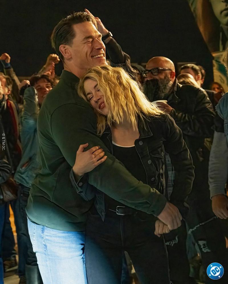 John Cena and Jennifer Holland in Peacemaker Season 2