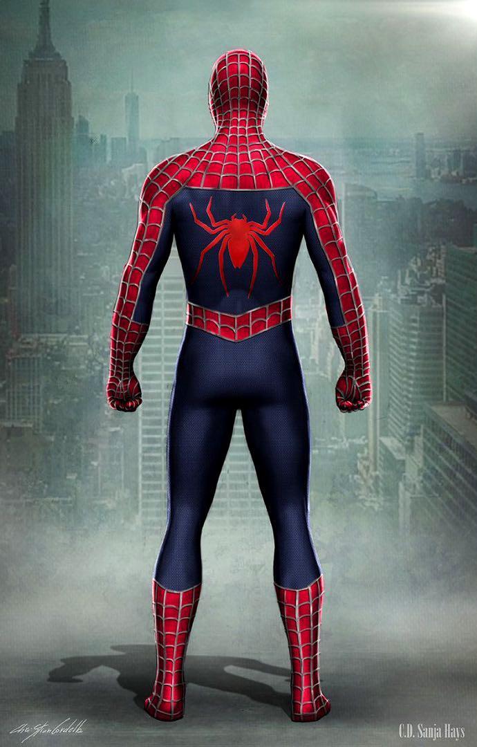 Art of Tobey Maguire’s Spider-Man suit