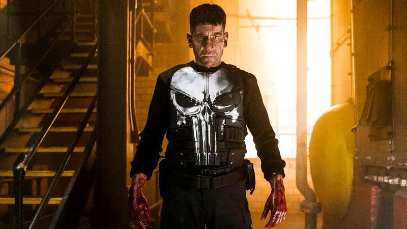 Jon Bernthal as Punisher in his armor in The Punisher