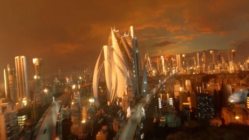 Krypton city in Supergirl