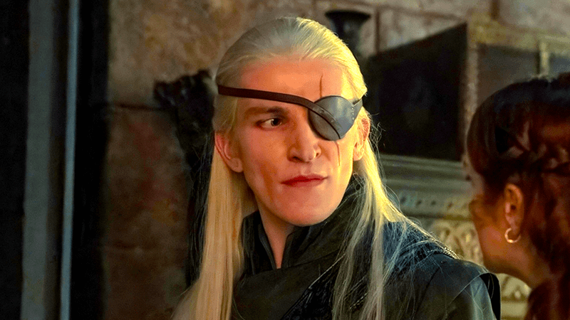 Ewan Mitchell as Aemond Targaryen