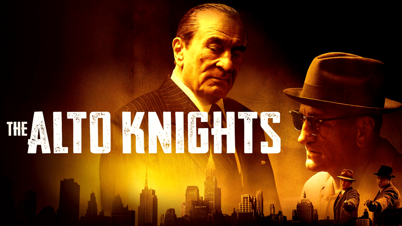 The Alto Knights poster with Robery De Niro
