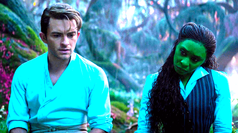 Elphaba and Fiyero in Wicked