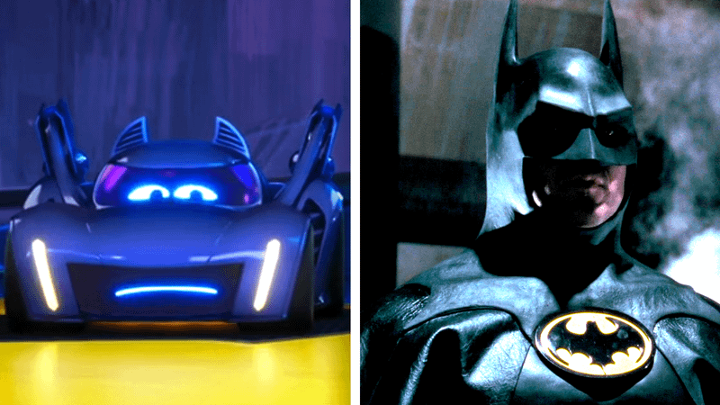 Bam in Batwheels, Michael Keaton as Batman in Batman (1989)