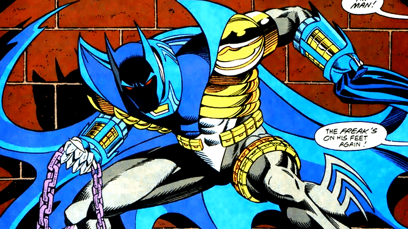 Batman's Knightfall suit from DC Comics.