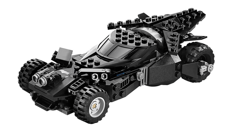 LEGO version of the batmobile in Batman v Superman: Dawn of Justice.
