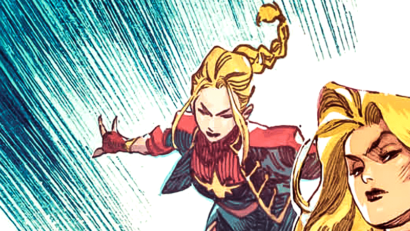 Captain Marvel in Avengers: Armageddon.