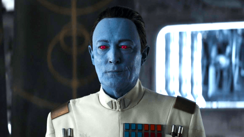 Lars Mikkelsen as Grand Admiral Thrawn in Ahsoka Season 1