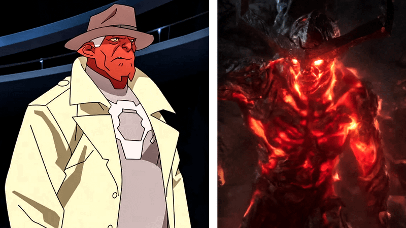 Clancy Brown as Damien Darkblood in Invincible and Surtur in Thor: Ragnarok.