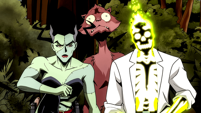 Creature Commandos, The Bride, Weasel, Doctor Phosphorus.