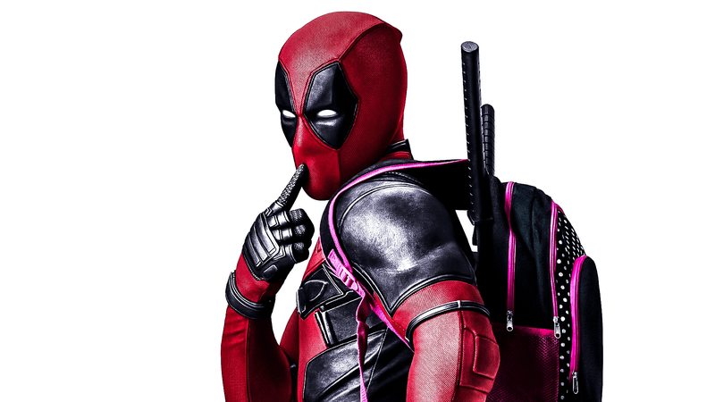 Ryan Reynolds as Deadpool in Deadpool.