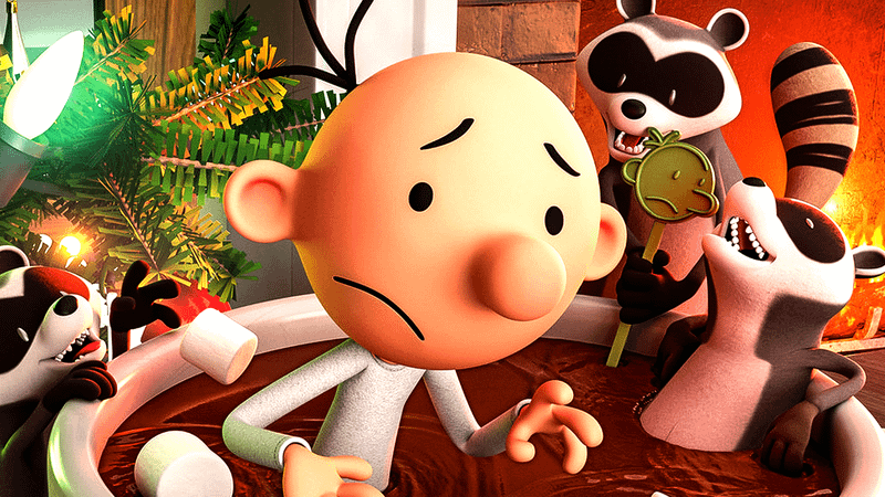 Animated Greg Heffley from the Diary of a Wimpy kid series.