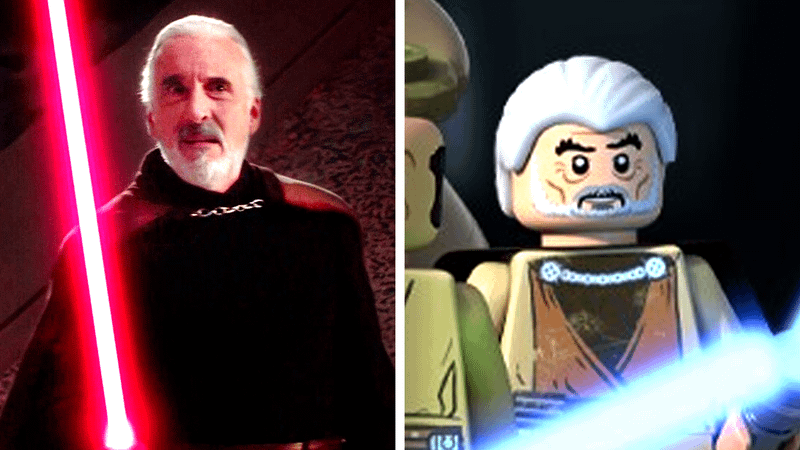 Count Dooku and LEGO Jedi Dooku