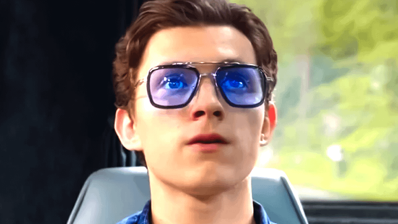 Tom Holland as Spider-Man in Spider-Man: Far From Home
