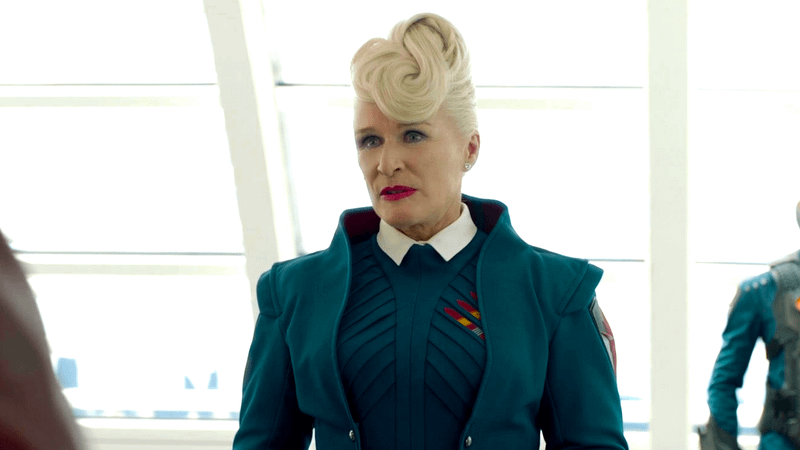 Glenn Close as Irani Rael in Guardians of the Galaxy