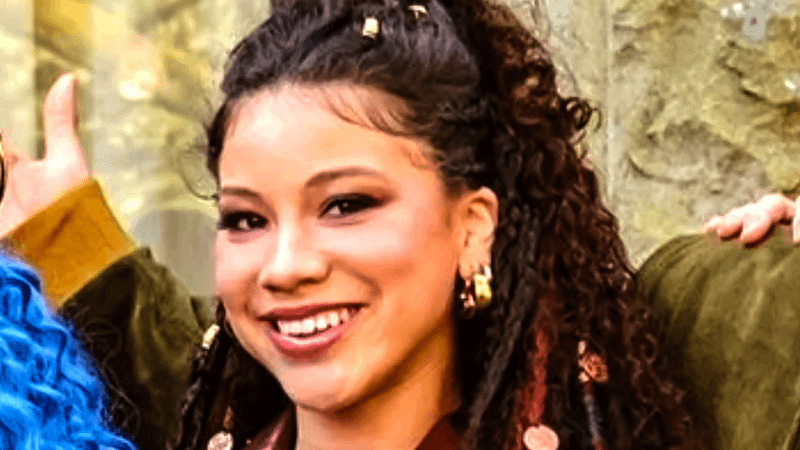 Kiara Romero as Hazen Hook in in Descendants: Wicked Wonderland.