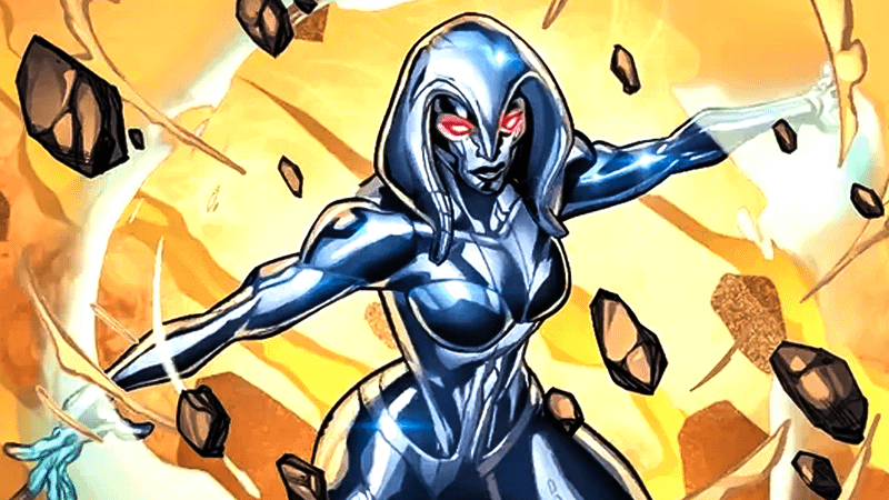 Jocasta, causing chaos with her abilities.