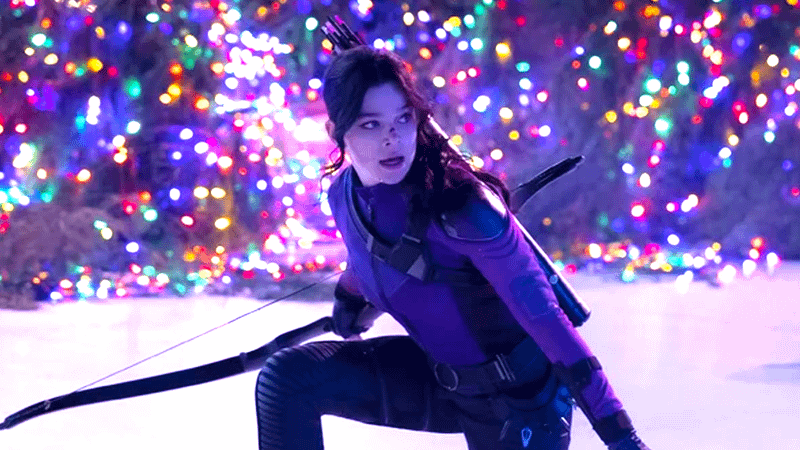Hailee Steinfeld as Kate Bishop in Hawkeye