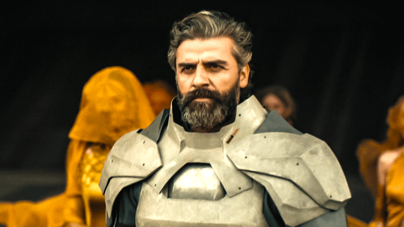 Oscar Isaac as Leto Atreides.