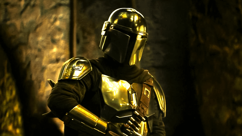 Pedro Pascal's Din Djarin in The Mandalorian.