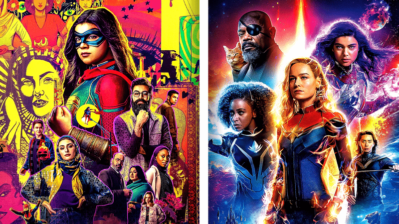 Ms Marvel and The Marvels Posters