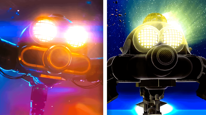 Megaleg in Super Mario Galaxy Movie and Nintendo Games.