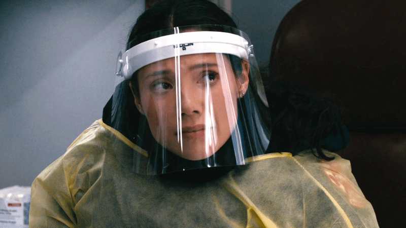 Hanako Greensmith as Violet Mikami in Chicago Fire.