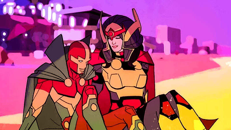 Scott Free and Big Barda.