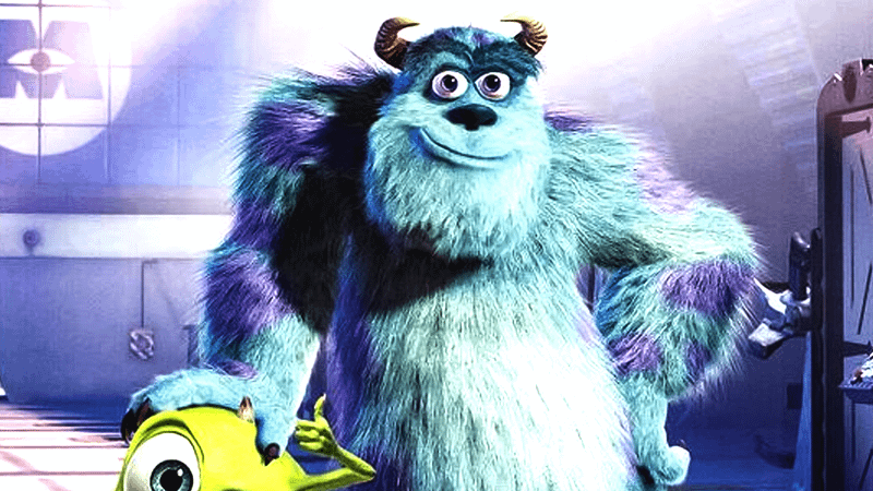 Mike and Sully from Monsters, Inc.