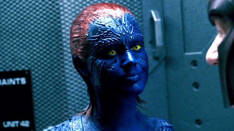 Rebecca Romijn as Mystique in X-Men