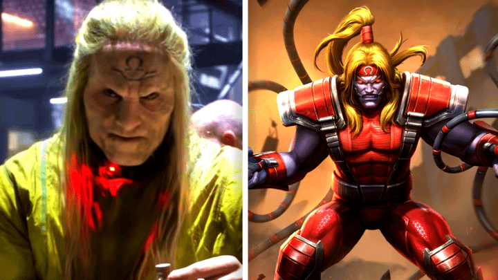 Omega Red in Deadpool 2 and in the comics