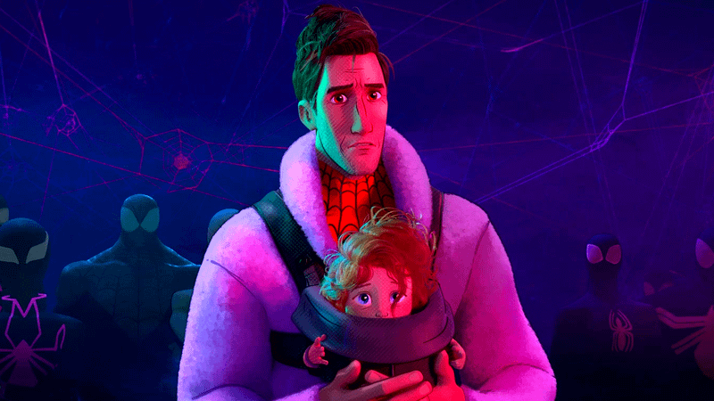 Spider-Man Noir from the Spider-Verse films.