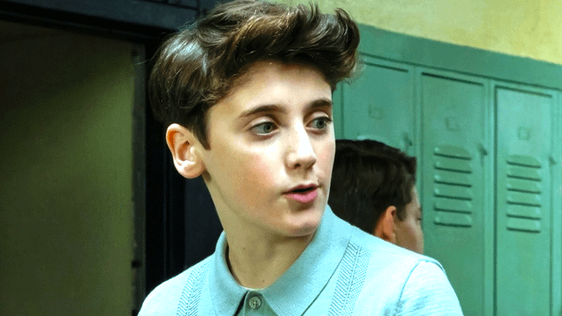 Jack Molloy Legault as Phil Malkin in IT: Welcome to Derry