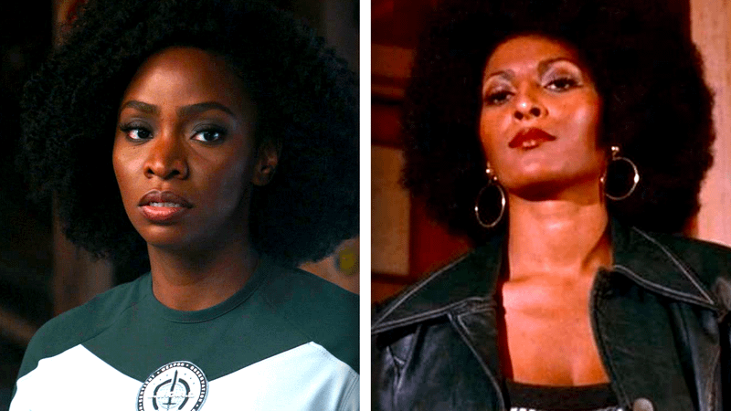 Teyonah Parris as Monica Rambeau, Pam Grier