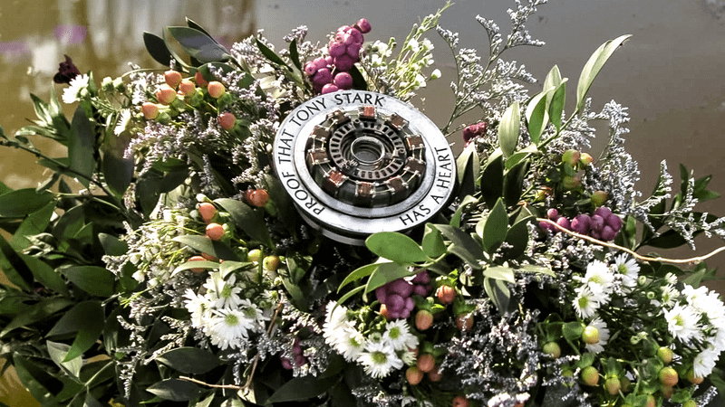 Iron Man tribute at the end of Avengers: Endgame.
