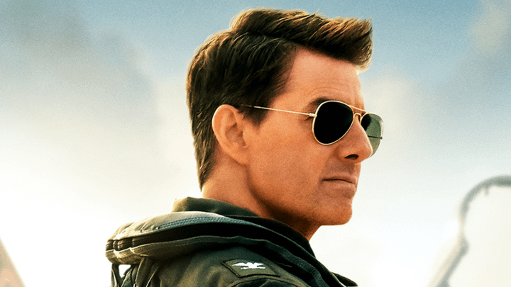 Tom Cruise as Maverick in Top Gun: Maverick.