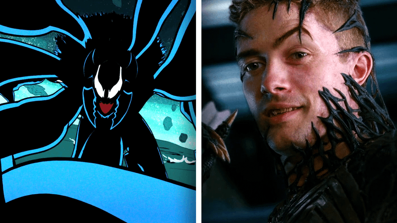 Venom in 'Your Friendly Neighborhood Spider-Man,' Topher Grace as Eddie Brock/Venom in 'Spider-Man 3' (2007).