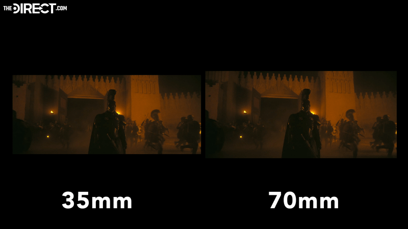 'The Odyssey' in 35mm and 70mm formats.