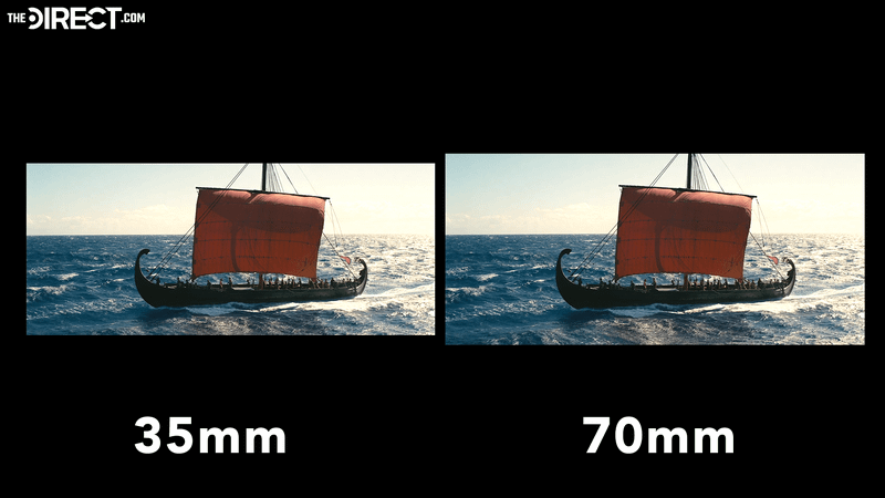 Greek ship from 'The Odyssey' in 35mm and 70mm formats.