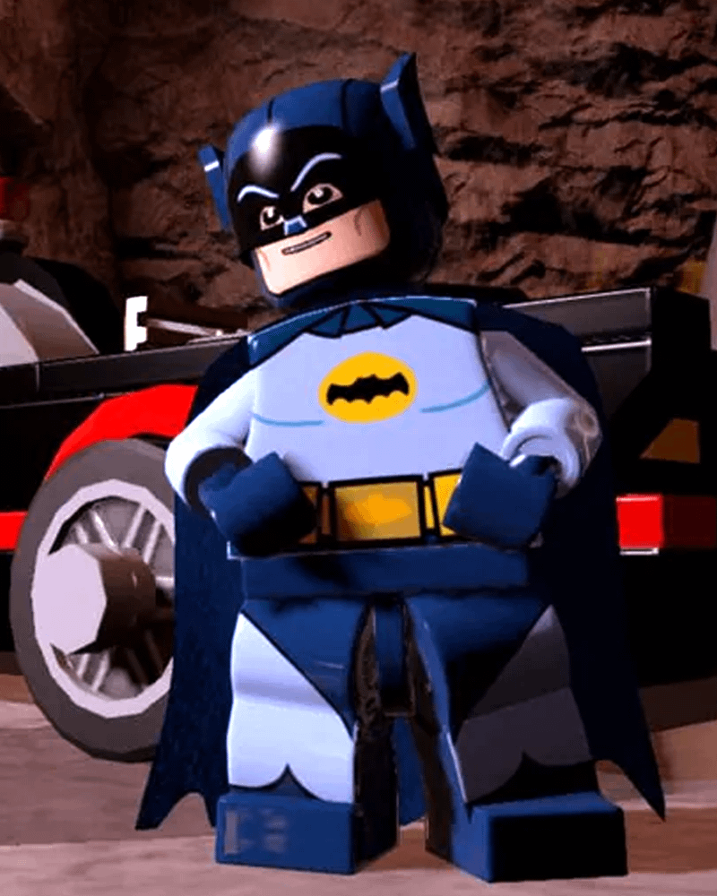 Adam West suit in LEGO Batman 2026 Legacy of the Dark Knight