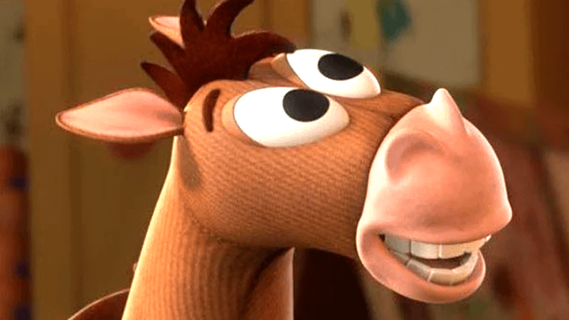Loyal brown horse, Bullseye, from Toy Story